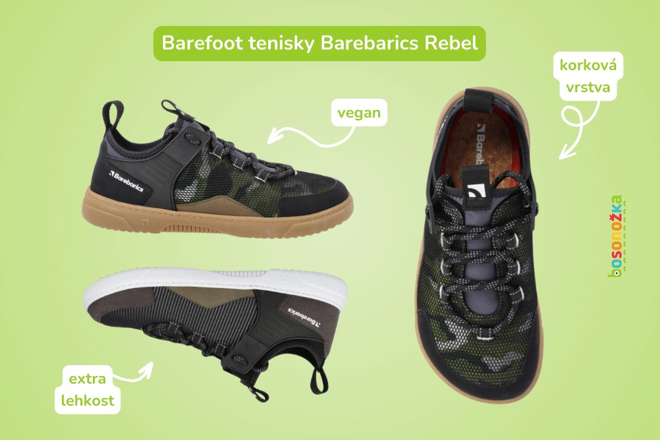 Barefoot tenisky Barebarics Rebel
